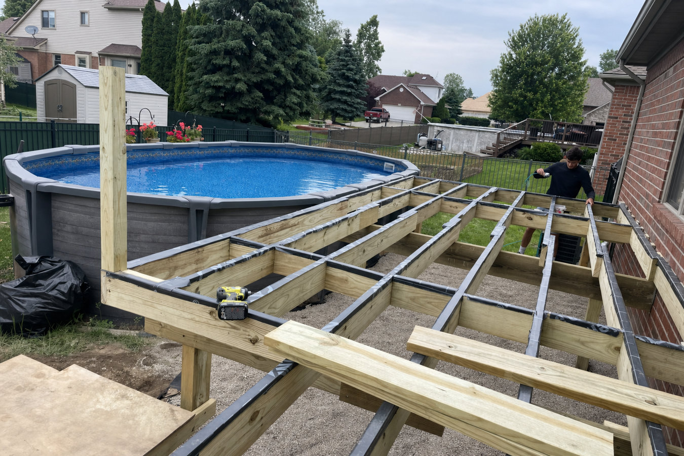 Pool deck construction in Port Hueneme, CA